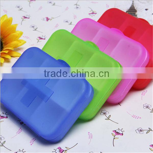 custom 4 compartment plastic pill box/custom plastic medicine storage pill box/custom plastic drug pill box supplier in china