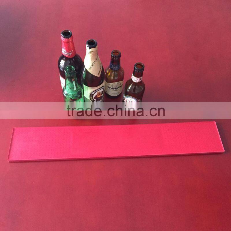 Big size 3D promotional PVC bar mat rubber bar mat