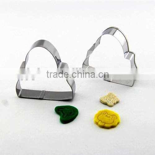 100% Food grade LV handbag custom cookie cutters FDA standard cake baking tools