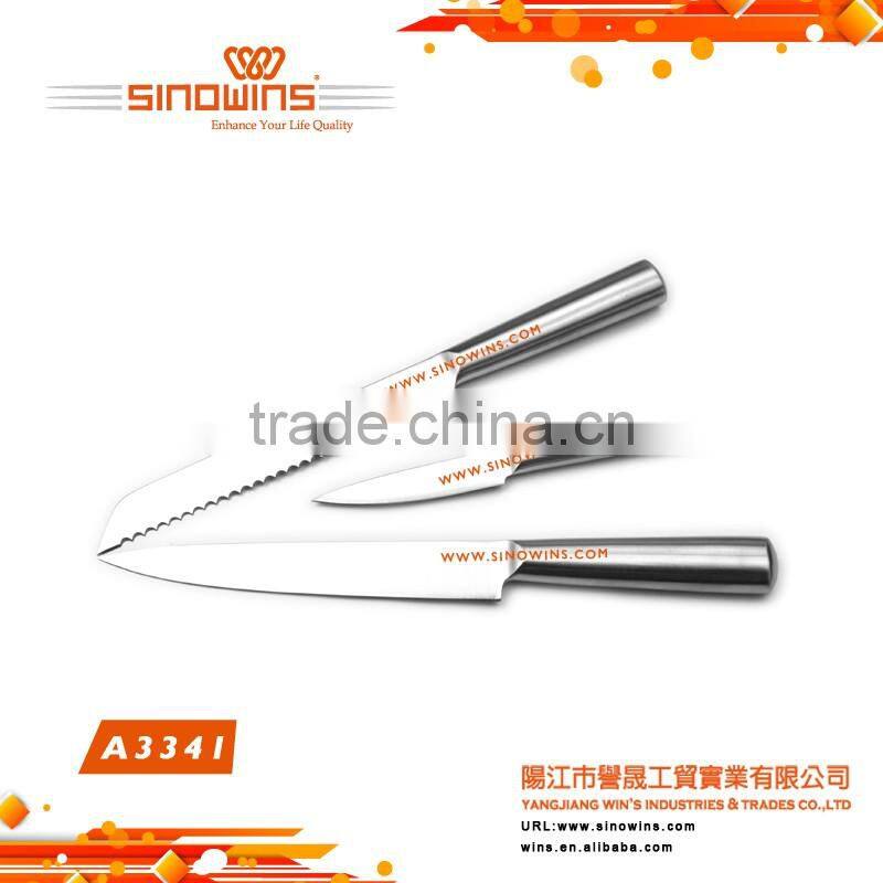 A3341 New design Hot Sale High Quality 6pcs Stainless Steel Knife Set with a Peeler
