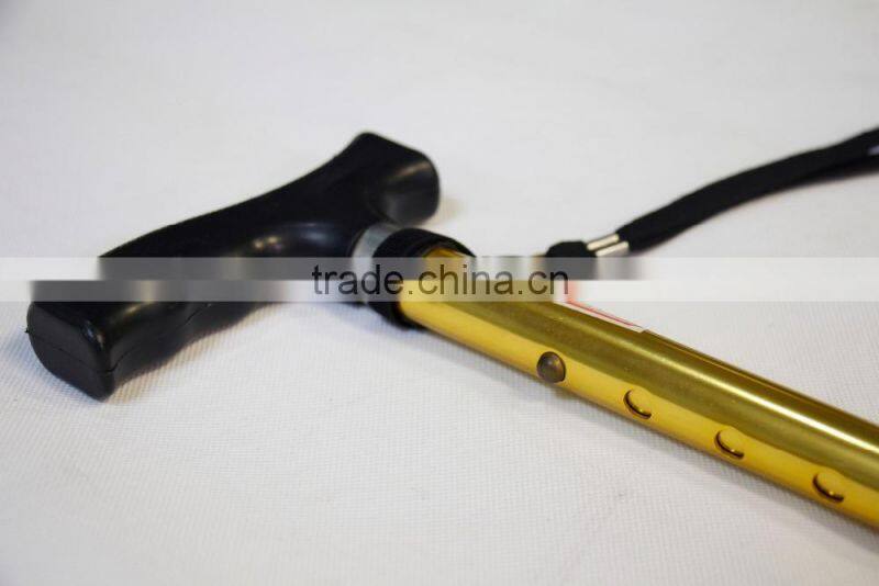 Topmedi hot sales aluminum foldable walking stick