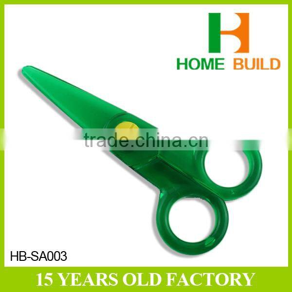Factory price HB-SA003 Full Plastic Material Kids Scissors