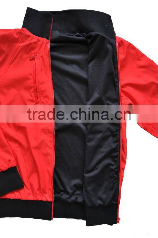 100%polyester microfiber jacket/winderbreaker/windproof jacket