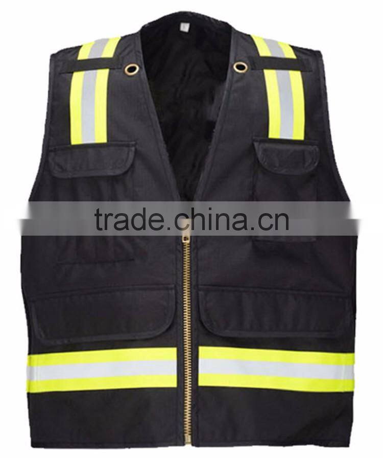 Safety vests high light reflective stripes for clothing