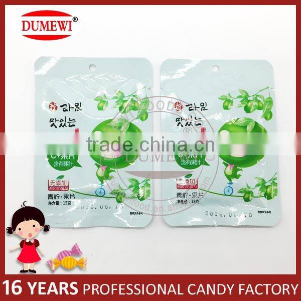 Sugar Coated Fruit Juice Chewy Gummy Soft Candy