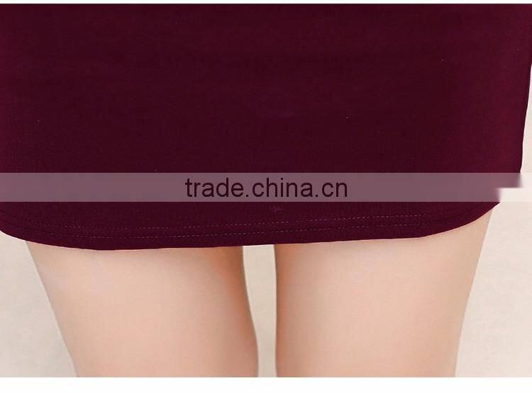2016 Customized manufactorying fashionable custom fit middle-aged ladies dress