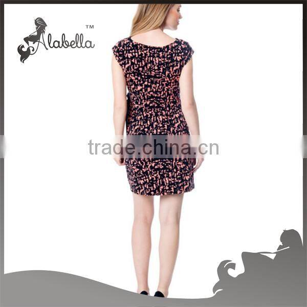 2015 Fashion Printed Maternity Maxi dress