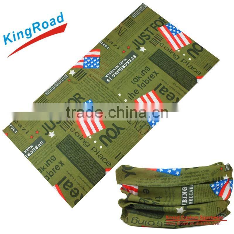 Coolmax Breathable cycling scarf/ seamless outdoor sport head scarf/printed cover scarf