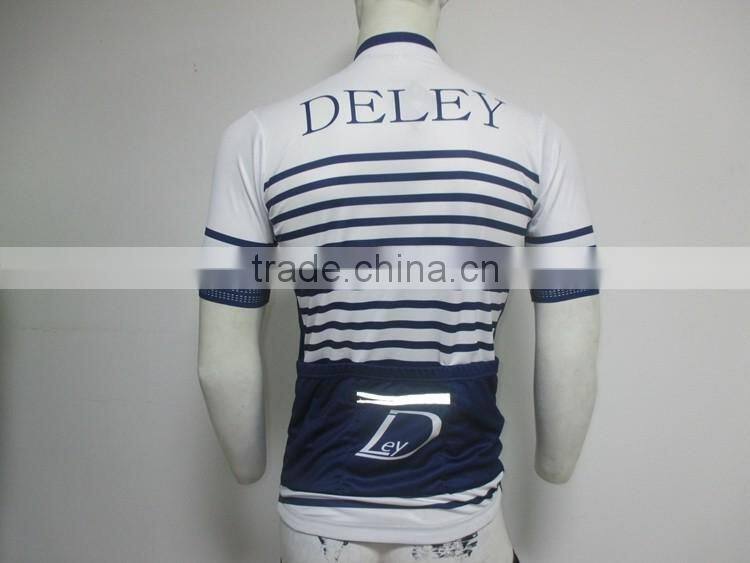 New style race cut white USA cycling jersey with any logos and artworks