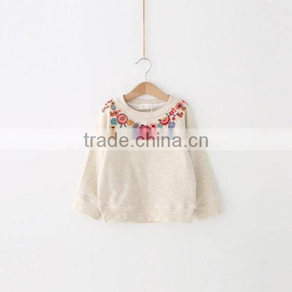 girls fashion shirts embroidery pullover designs sweater