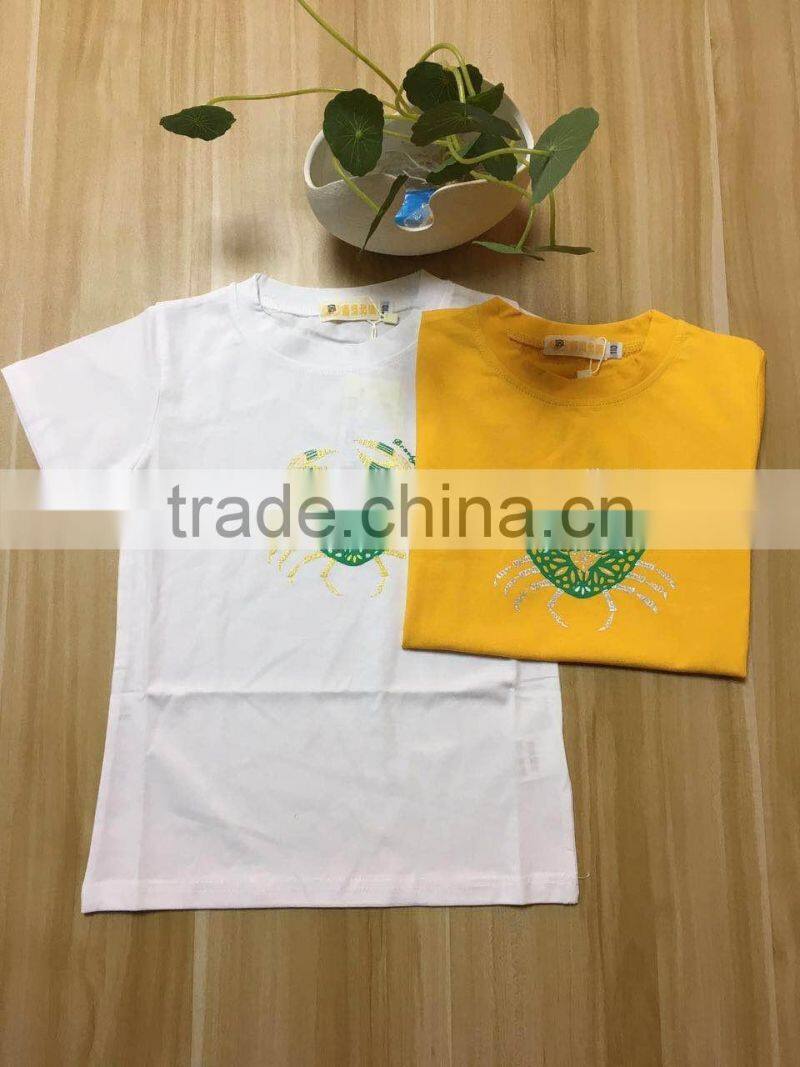 2017 Summer casual baby boy T- shirts Fancy boys holiday beach shirts Kids clothing