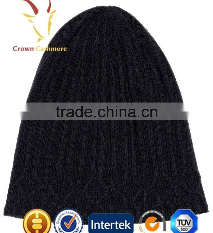 Cable design Custome Winter Knitted Chunky Hats for women and men