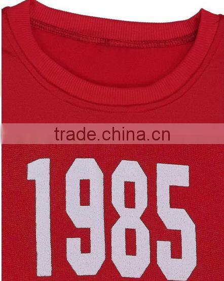 Women 1985 Printed Hoodie Pants Suit Athletic Outfits Tracksuit Sportswear Without Hood