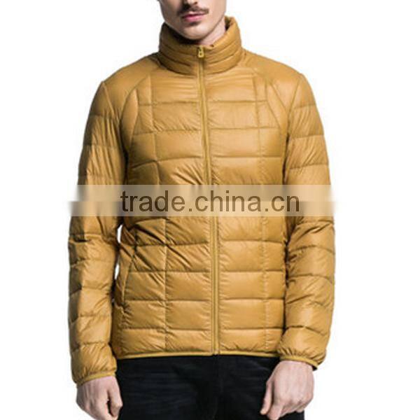 2015 New Design Men's Portable Ultra Light Down Jacket
