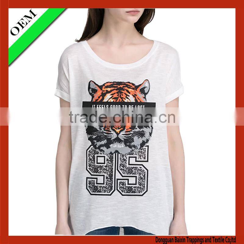 simple t shirt printing, women white t shirt