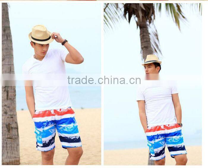 Custom wholesale stock summer sport funny board mens beach shorts