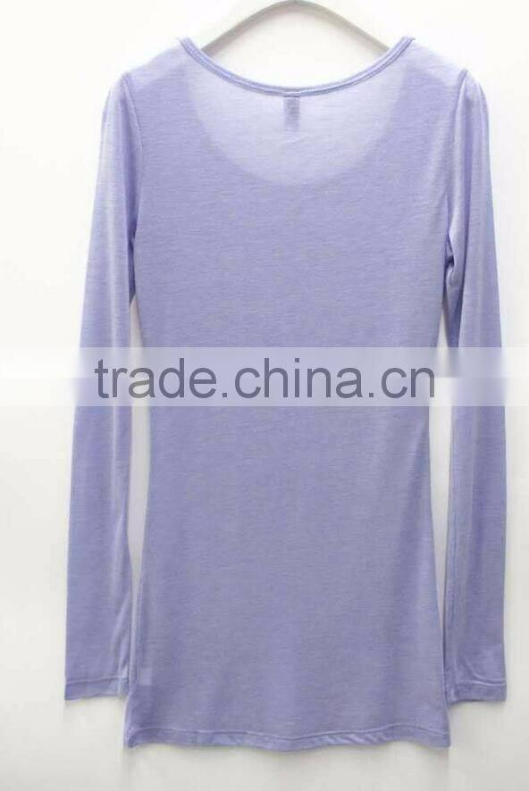 Runwaylover Hot Sale 2017 Ladies Fashion Deep V-Neck Basic T-Shirts