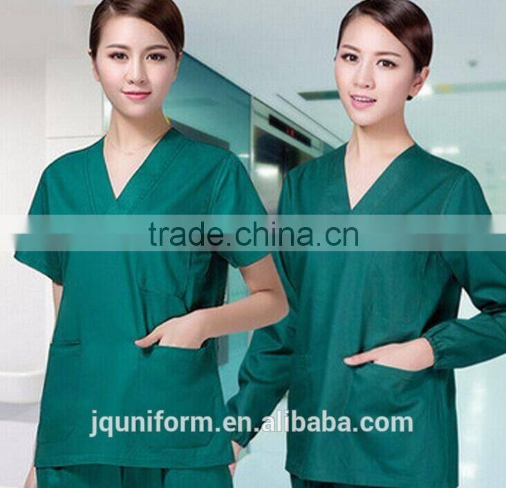 Factory price Uniform Product Type and Polyester / Cotton Material scrub uniform