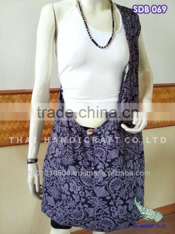 Thai Cotton Shoulder Hippie Boho Hobo Sling Crossbody