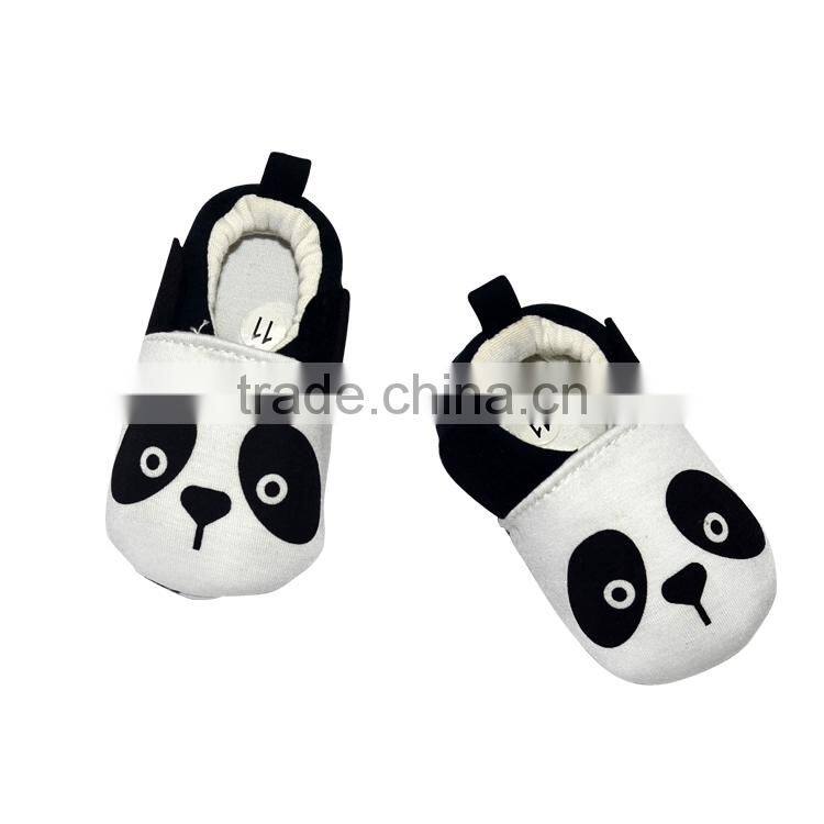 Cute panda face printed Baby booties