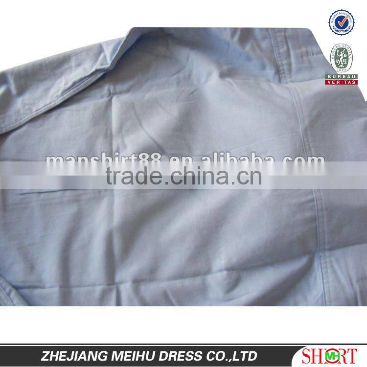 2016 mens double-needle sewing button down oxford shirt