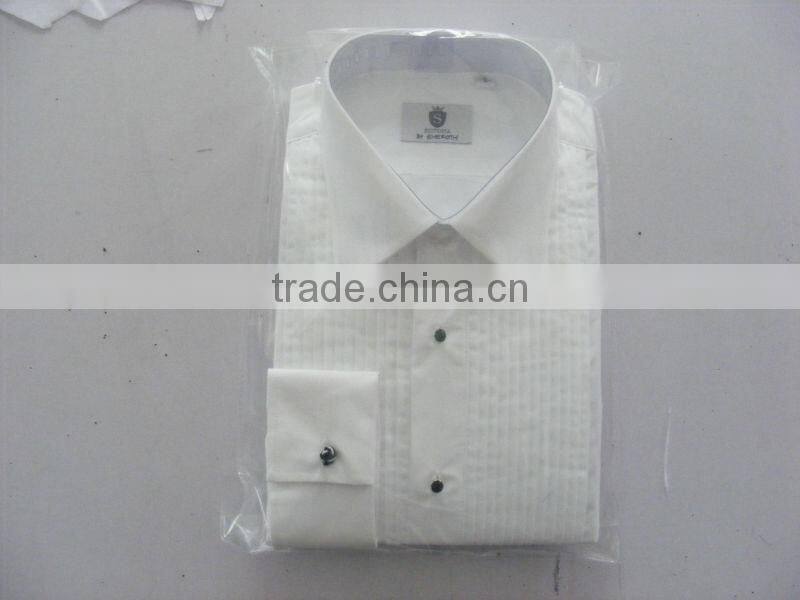 2016 men's lay down collar wedding tuxedo shirts