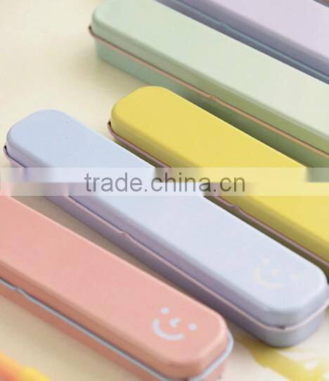 Multi colors Metal Pencil Box / Magnetic Pencil Box for Teenager