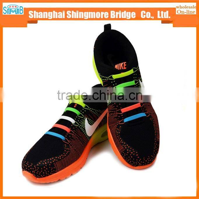 2017 alibaba china supplier hot sales good quality silicone lazy shoelaces
