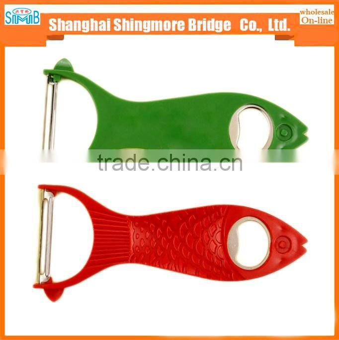 alibaba china hot sales stainless steel fruit peeler and bottle opener in low price