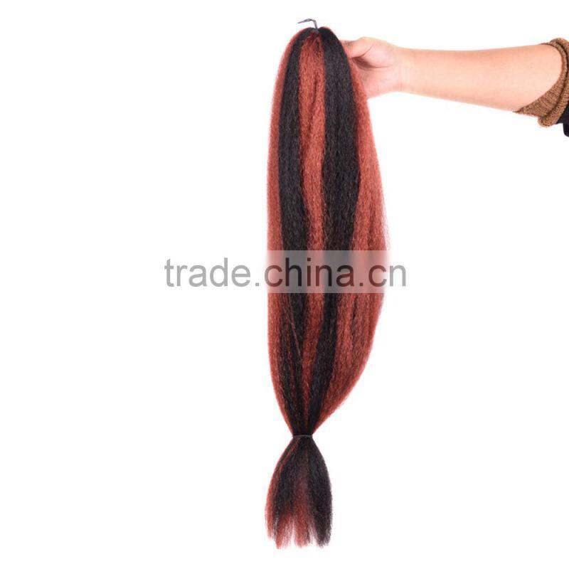 Black Rose Colored Synthetic Hair Extension, Ombre Color Jumbo Braid Hair for Braiding