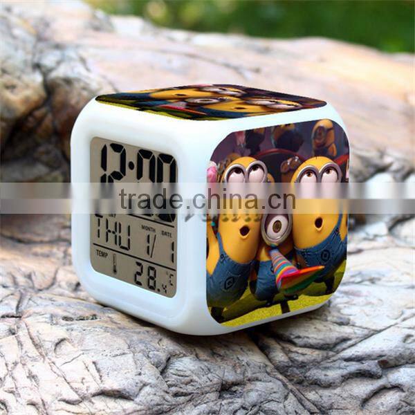 Hot selling Plastic LED alarm clock, Naruto character design digital clock for sale, LED digital alarm clock cheap price