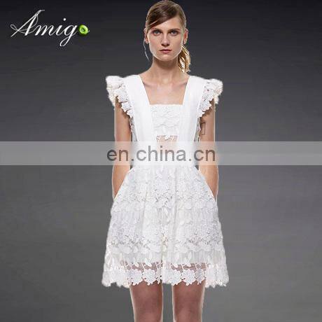 stretch knit women dress costume crochet dress