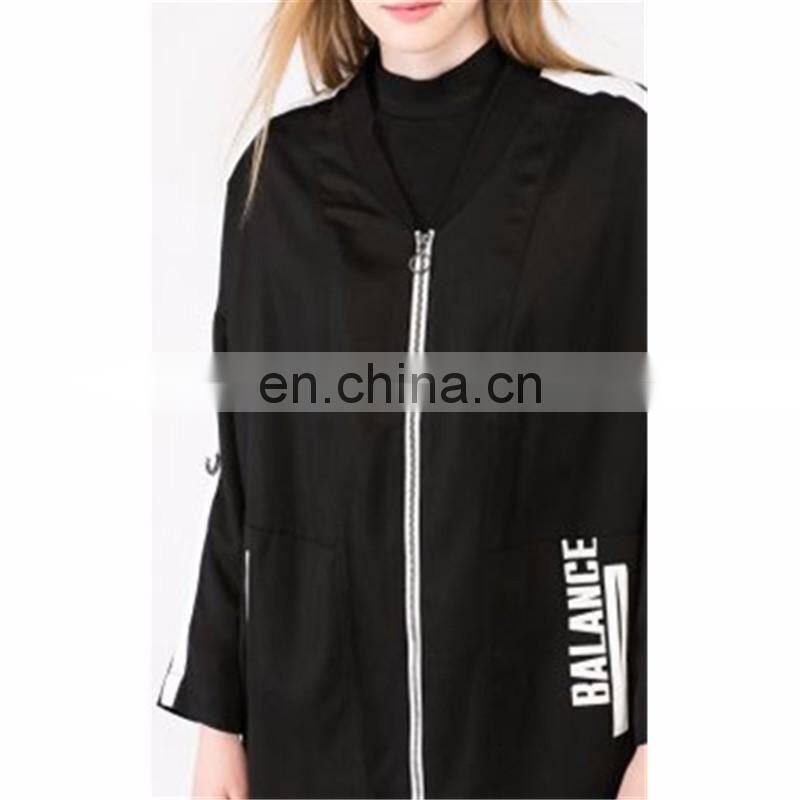 OEM service fashion plus size outwear women casual coat