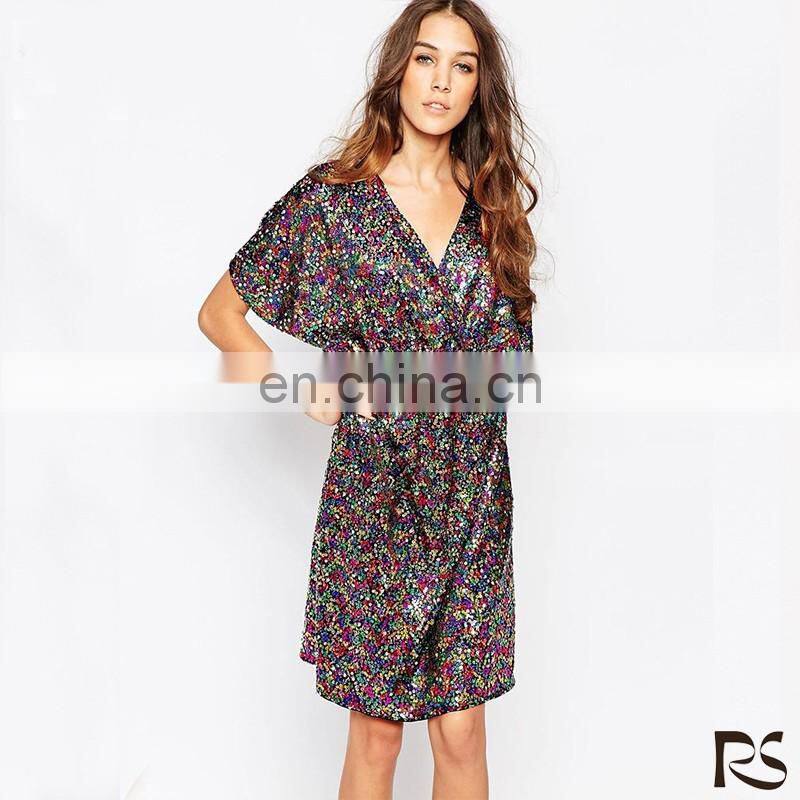 Dongguan factory wholesale women dresses for ladies sexy bodycon striped short dress