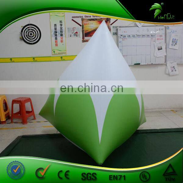 Advertising Ideas Inflatable Pyramid Shape Balloon Giant Taper Colorful Ball Triangle Buoy Toys