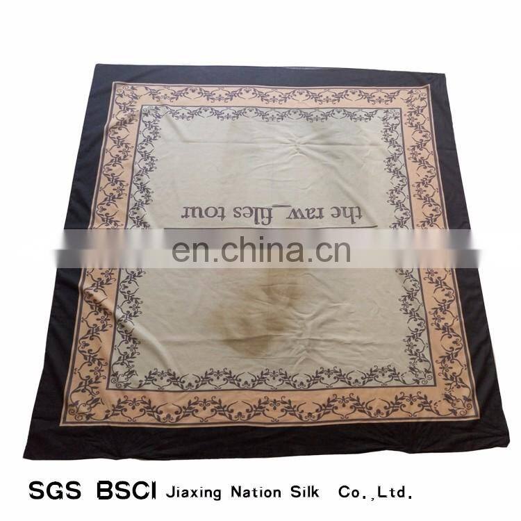 Women beach towels green cotton printed scarf