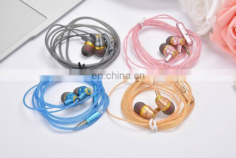 New 3.5mm perfume Earphones Headset Hands-free Microphone for Cell Phone Accessories