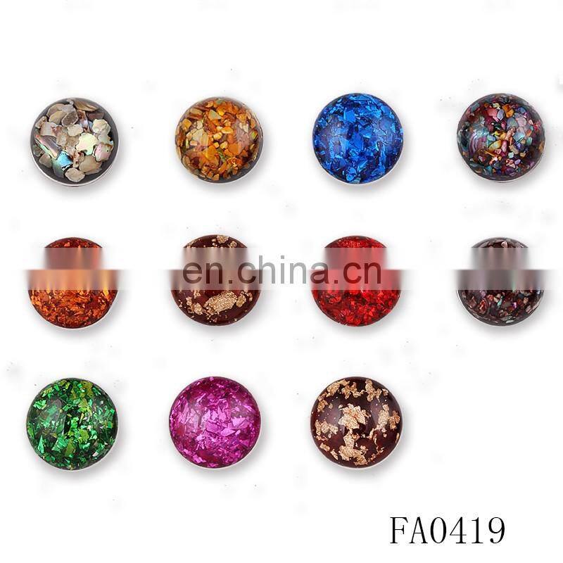 Factory Wholesale Metal Glass Magnetic Snap Button, Fashion Butterfly Snap Button