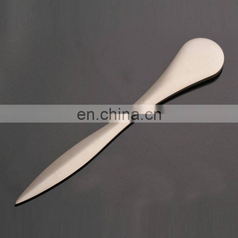 round printed logo metal stick book page marker with crystal