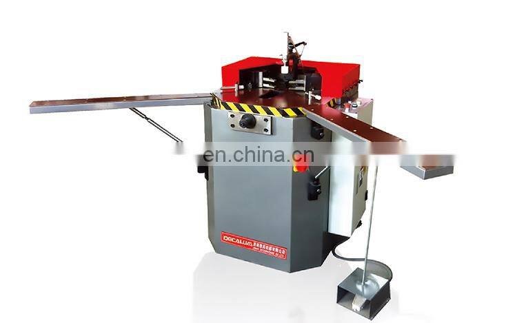 aluminum window door making machine single head corner crimping equipment