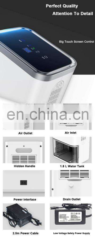 LED Display commercial popular portable dehumidifier