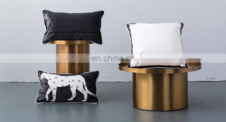 Animal Printed Fashion Design Cheap Pillowcase Vintage Leopard Velvet Cushion Covers Home Decor