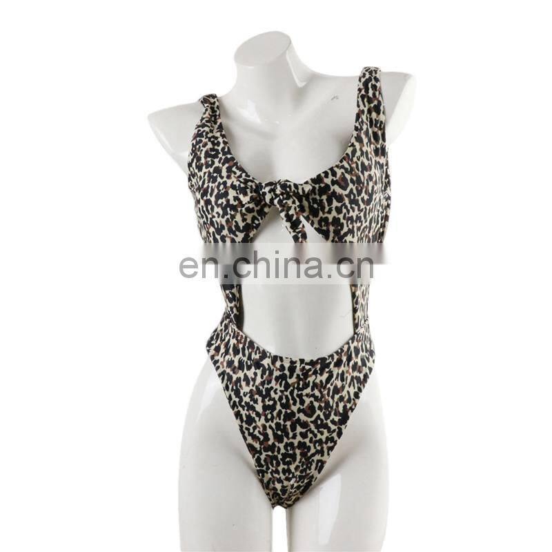 high cut bikini 2019 sexy swimsuit push up bathers Bandeau swimwear women bathing suit leopard micro bikini new