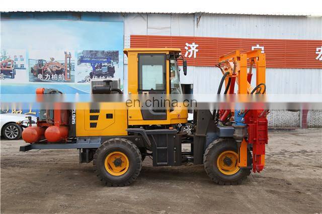 hydraulic guardrail mini pile driver machine for sale price