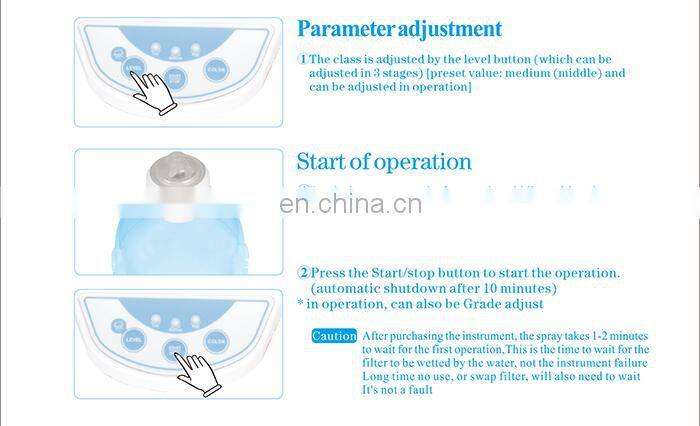 3 in 1 Steamer Blue and Red PDT Hydrogen Oxygen Dome Mask Beauty Machine