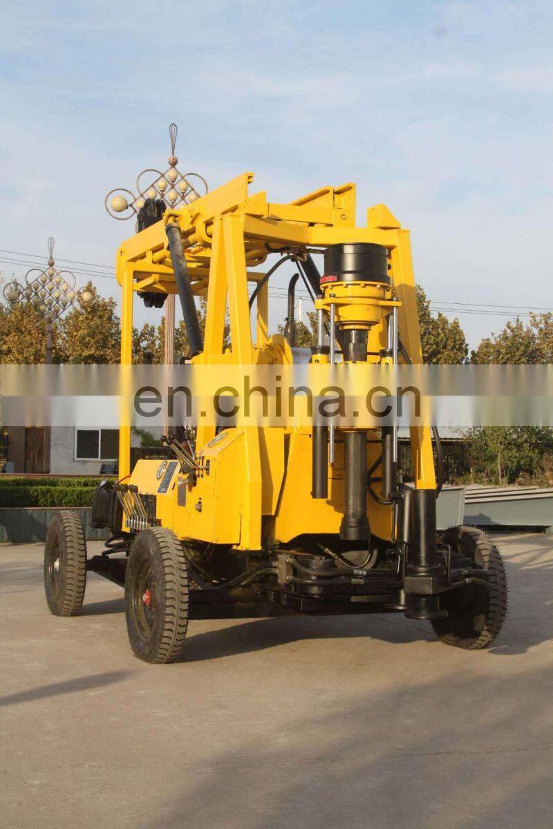 HY-280 small water well drilling rig / hydraulic water well digging machine 100m depth borewell equipment