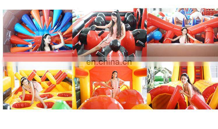 409*11ft Crazy giant the beast adult inflatable obstacle course for sale
