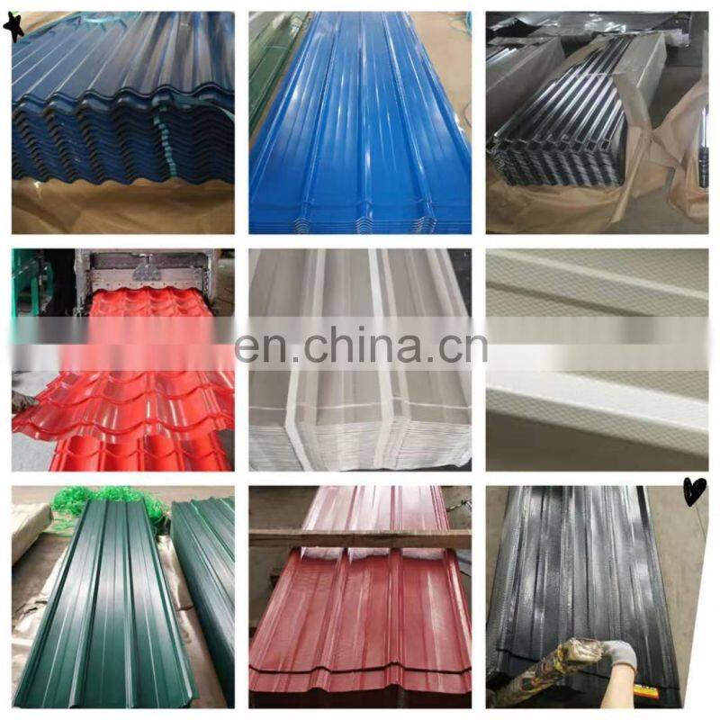 roof was painted with tiles corrugated steel