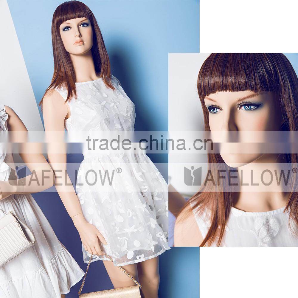 Full Body Dummy Fiberglass Woman Model Realistic Female Mannequin RITA