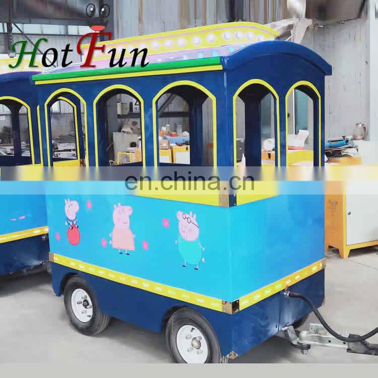 cheap amusement rides Children theme parks trackless train indoor train for sale
